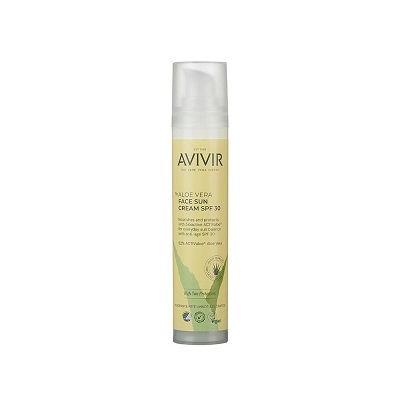 Aloe Vera Sun Face Cream SPF 30 50ml Avivir "Mängdrabatt"