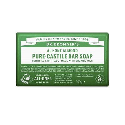 Bar Soap Almond 140g Dr Bronner