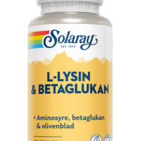 Solaray L-Lysin & BetaGlukan 60 kapslar
