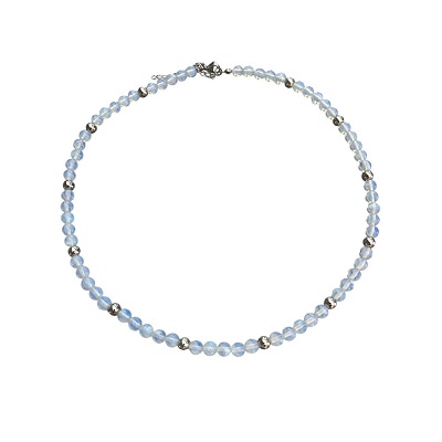 Halsband Blå Opal 6mm Meva Varor & Design