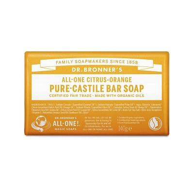 Bar Soap Citrus-Orange 140g Dr Bronner