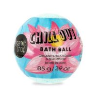 Organic Shop Chill Out Organic Lotus flower & Blue Orchid bath ball 85g Organic Shop