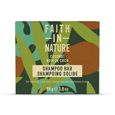 Coconut & Shea Butter Shampoo Bars 85g Faith in Nature