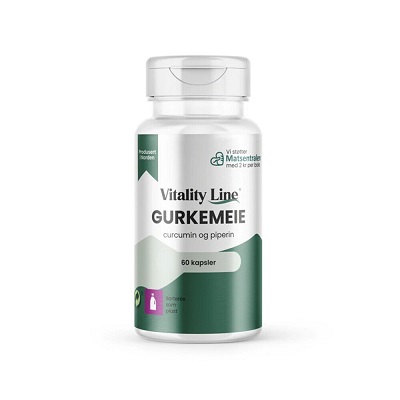 Gurkmeja 600mg 60 kapslar Vitality Line