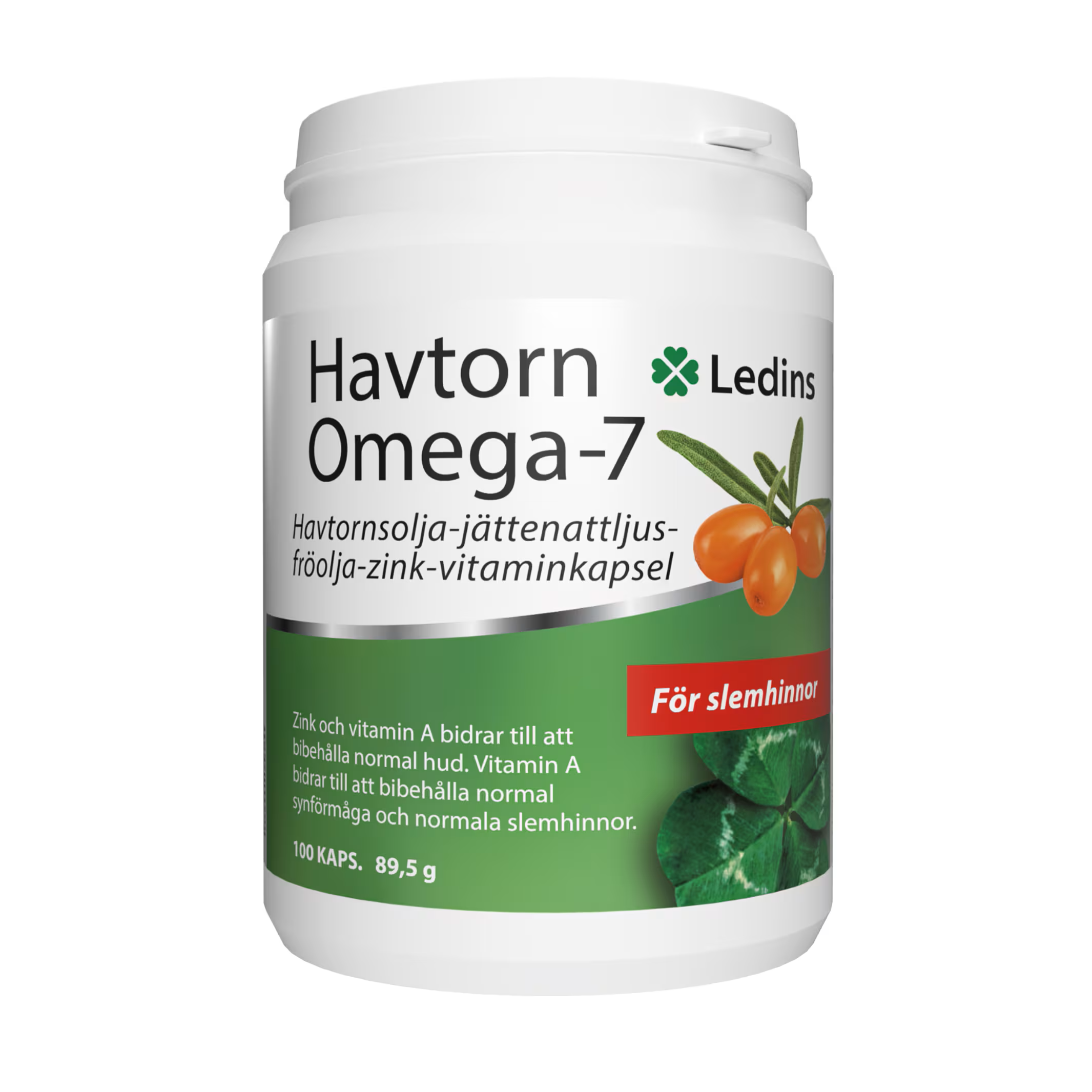 Havtorn Omega-7 100 kapslar Ledins
