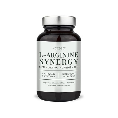 L-Arginine Synergy 90 kap Nordbo "Mängdrabatt"