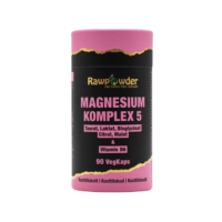 Magnesium Komplex 5- 90 VegKaps Rawpowder "Mängdrabatt"