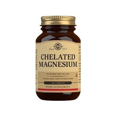 Chelated Magnesium 100 tabletter Solgar