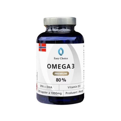 Omega 3 80% 120 kapslar Easy Choice