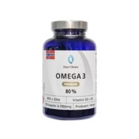 Omega 3 Premium 80 % med K2 120 kap Easy Choice "Mängdrabatt"