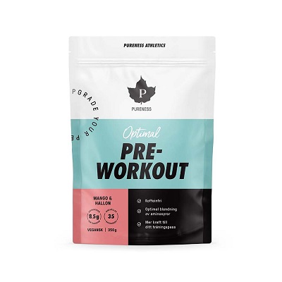 Athletics Optimal Pre-Workout Mango & Hallon 350g Pureness "Mängdrabatt"