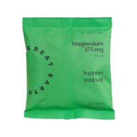 Magnesium 375mg 60 tabletter refill Great Earth