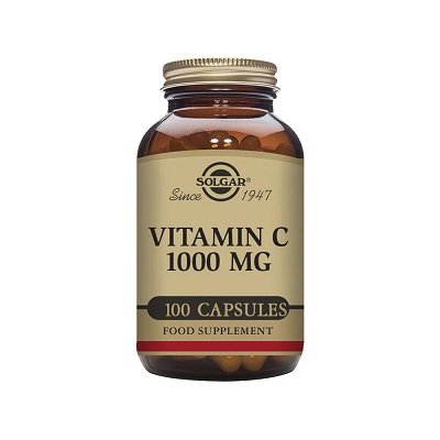 Vitamin C 1000 mg 100 kap Solgar "Mängdrabatt"