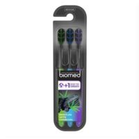 Charcoal tandborste Multipack Biomed